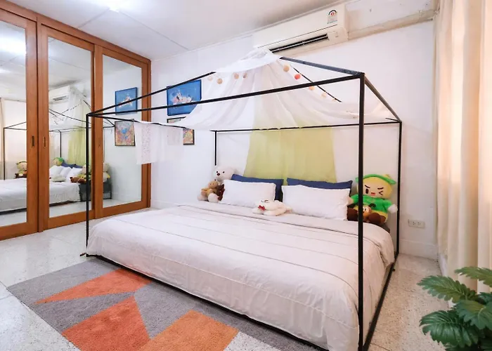 Дом отдыха Sukhumvit 81 Haven House- Bts Onnut *